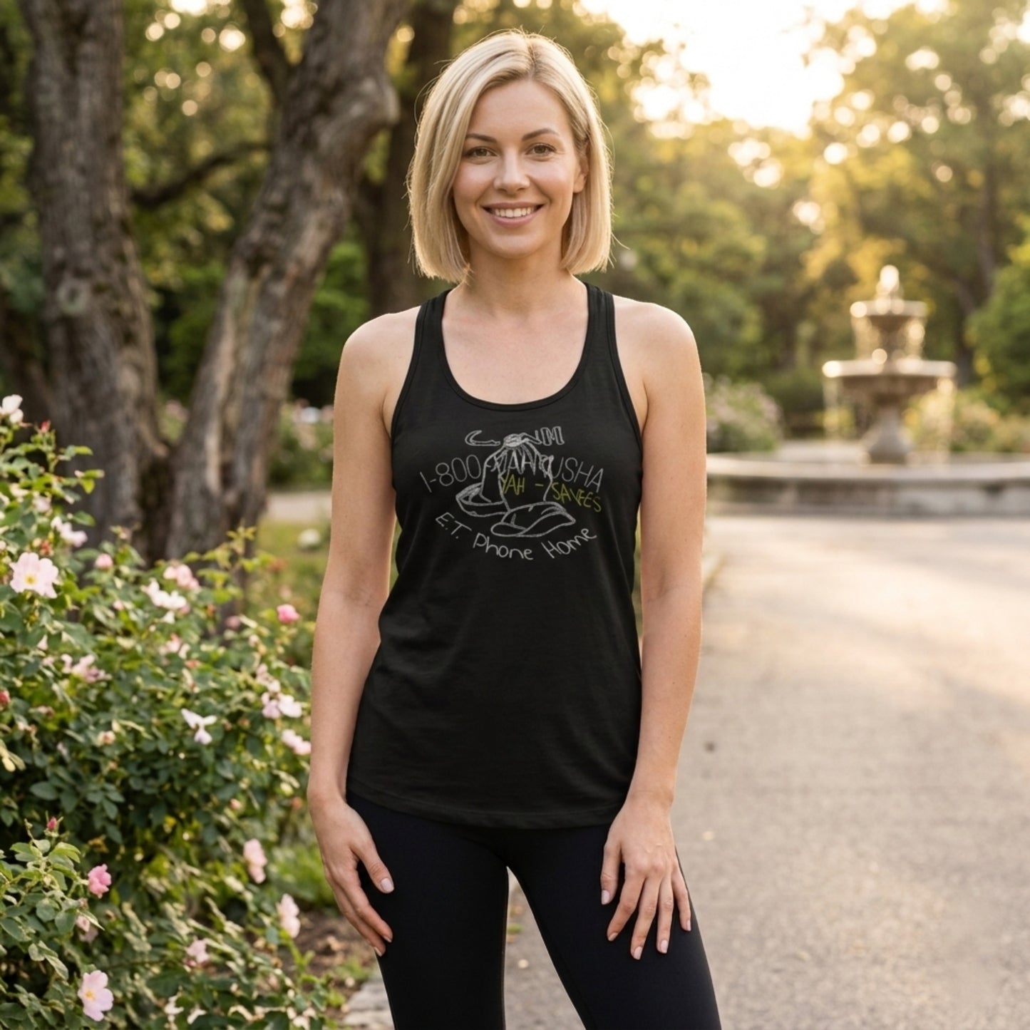 Call Heaven - Camiseta sin mangas con espalda cruzada para mujer 