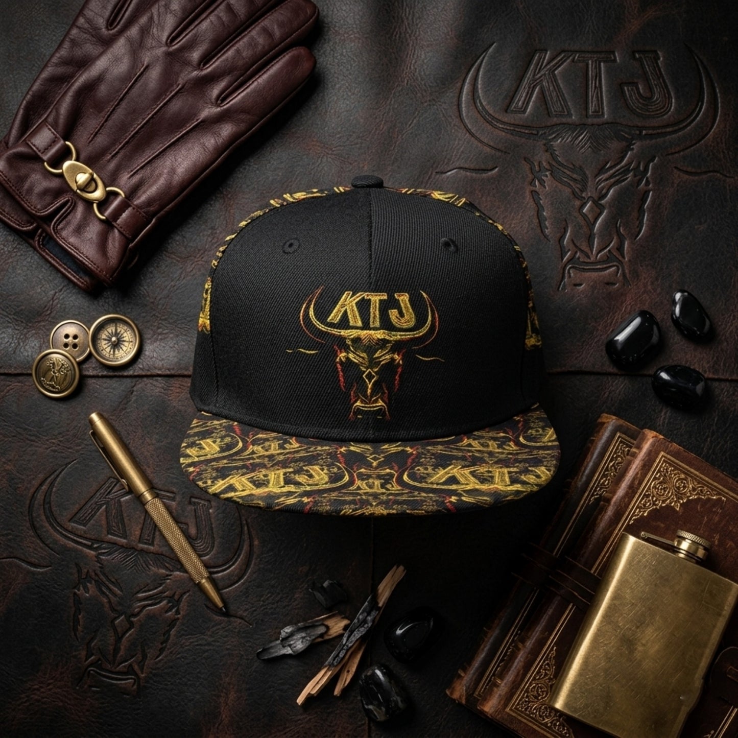 KTJ: HEBREW TRUE 01-01 Designer Snapback Cap