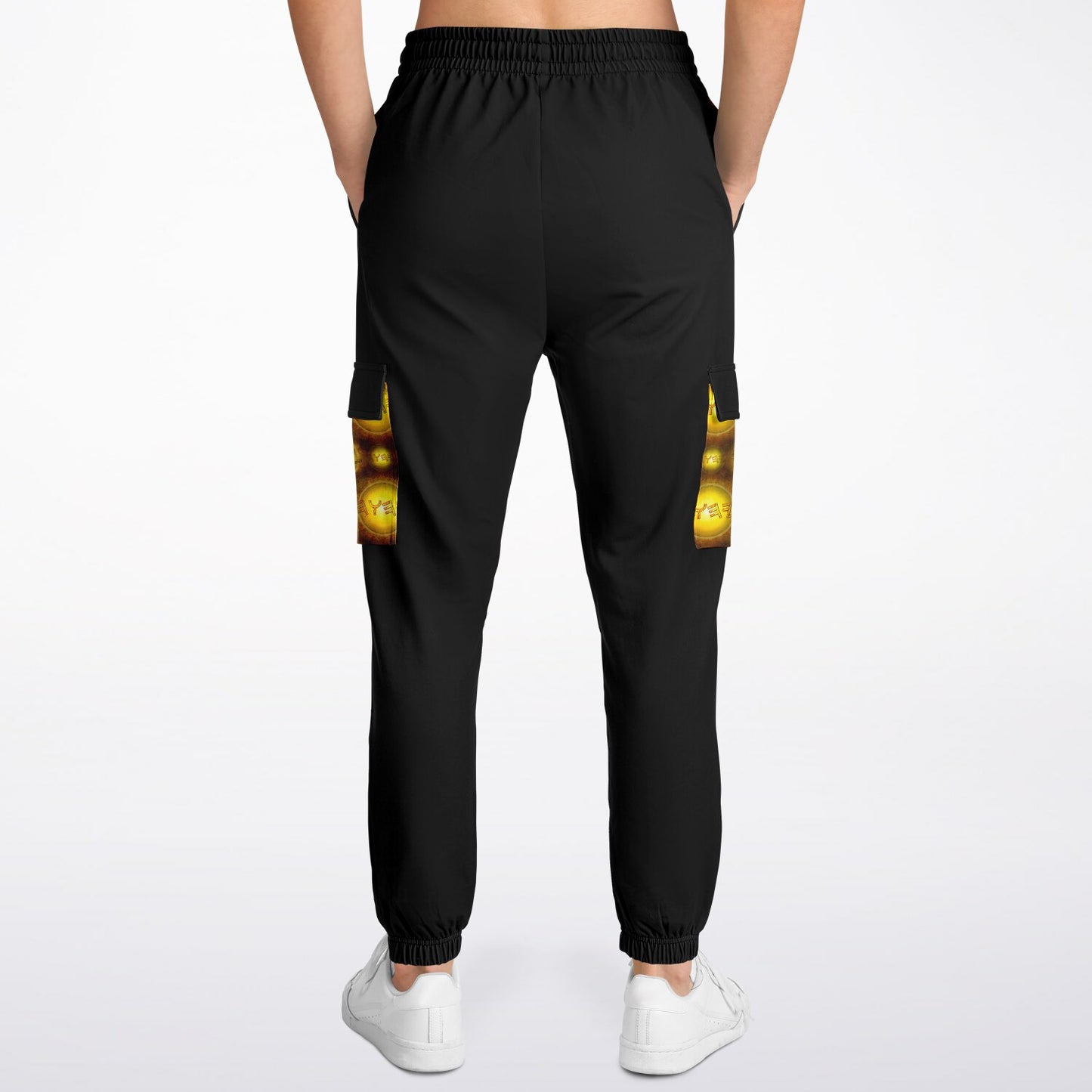 Creator Yahuah 01: Sun, Earth & Fire Designer Triblend Fleece Lined Cargo Unisex Joggers