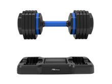 Load image into Gallery viewer, Adjustable 55lb Single Dumbbell with Anti-Slip Handle
