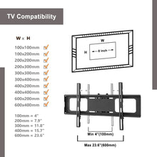 Carica l&#39;immagine nel visualizzatore di Gallery, Multi-Function Adjustable Angle and Height Tempered Glass TV Stand (Black)
