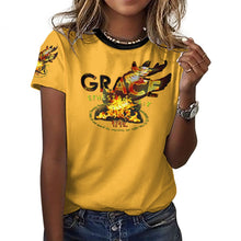 Carica l&#39;immagine nel visualizzatore di Gallery, Grace 101-01 Ladies Designer Cotton T-Shirt (4 colors)
