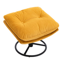 Carica l&#39;immagine nel visualizzatore di Gallery, Accent Lounge Gaming Chair with Ottoman, Yellow
