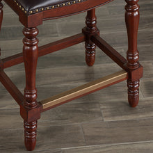 Load image into Gallery viewer, Clinton Saddle Counter Stool, Cherry
