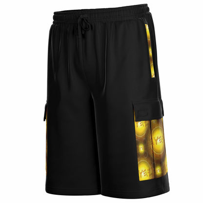 Creator Yahuah 01: Sun, Earth & Fire Designer Unisex Heavyweight Cargo Shorts
