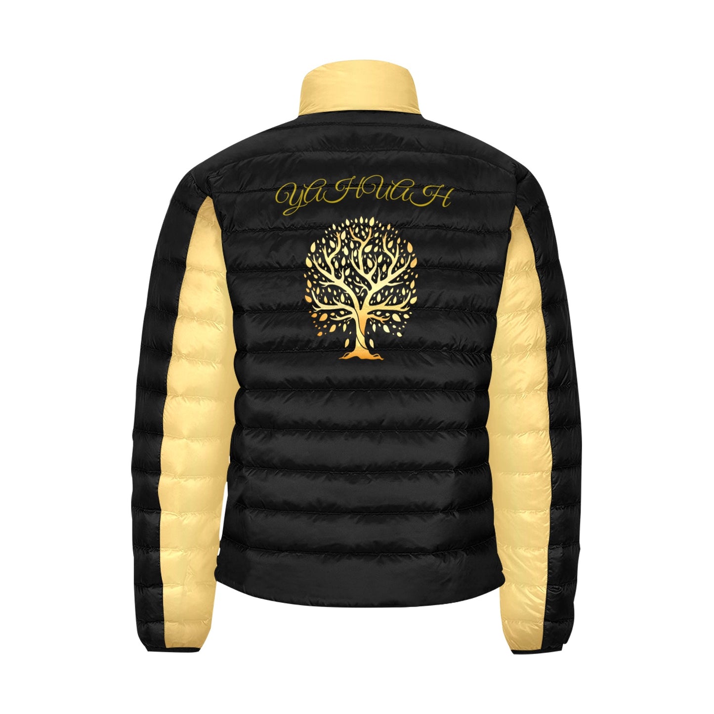 Yahuah-Tree of Life 01 Elect Men's Designer Puffer Jacket
