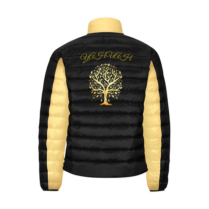 Yahuah-Tree of Life 01 Elect Men's Designer Puffer Jacket