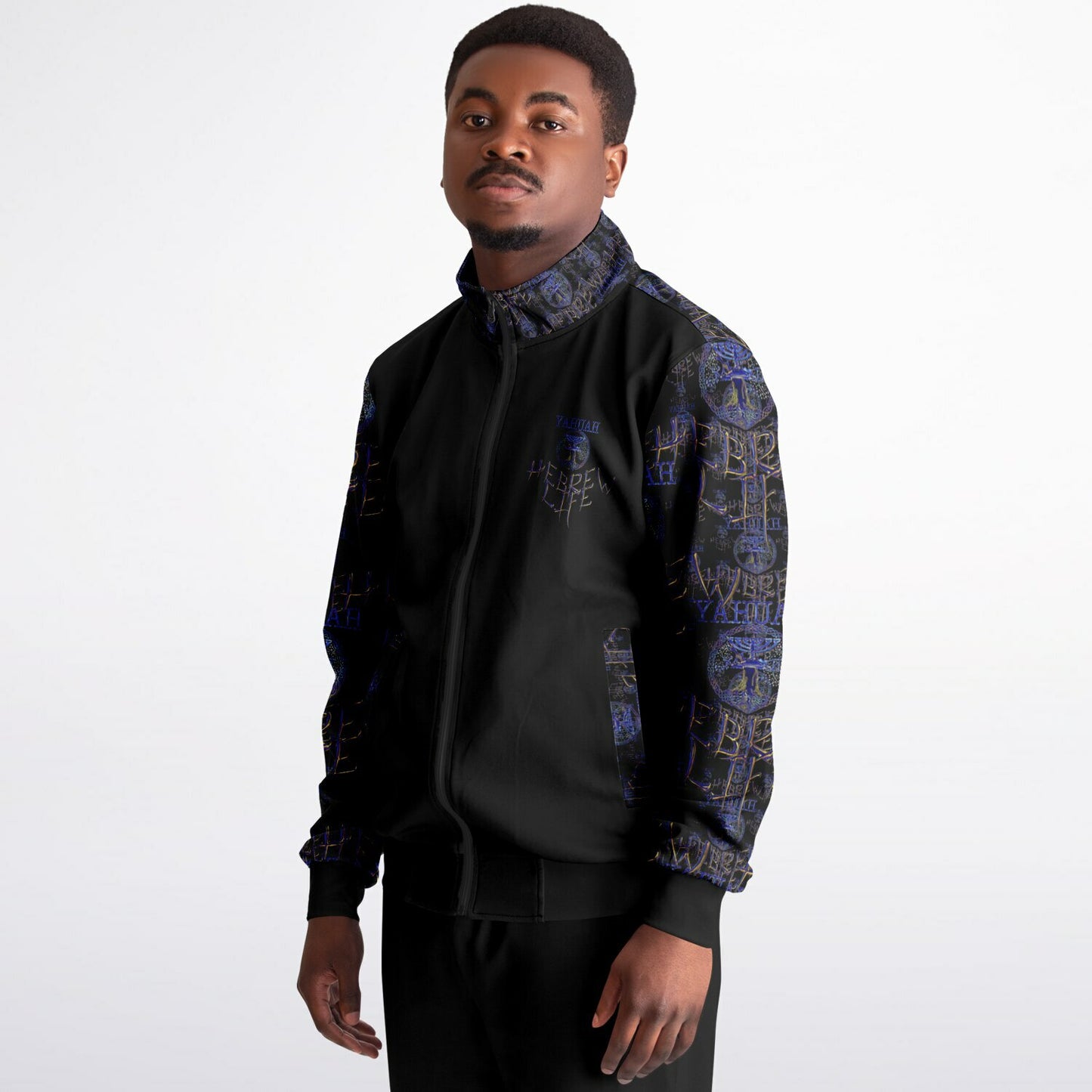 Hebrew Life 01-02 Designer Unisex Track Jacket