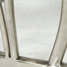 Cargar imagen en el visor de la galería, Kameral Square Marble End Table with Stainless Steel Base

