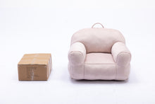 Carica l&#39;immagine nel visualizzatore di Gallery, Kid&#39;s Velvet Memory Sponge Stuffed Bean Bag Chair (Pink)
