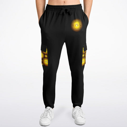 Creator Yahuah 01: Sun, Earth & Fire Designer Triblend Fleece Lined Cargo Unisex Joggers