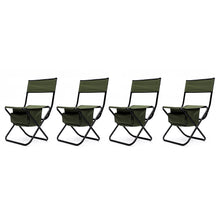 Carica l&#39;immagine nel visualizzatore di Gallery, 46 inch Folding Outdoor Table and Chairs Five Piece Furniture Set
