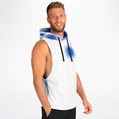 Creator Yahuah 01: Moon, Air & Water Men's Designer Triblend Fleece Lined Drop Armhole Hoodie