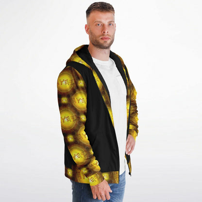 Creator Yahuah 01: Sun, Earth & Fire Designer Microfleece Unisex Zip Hoodie