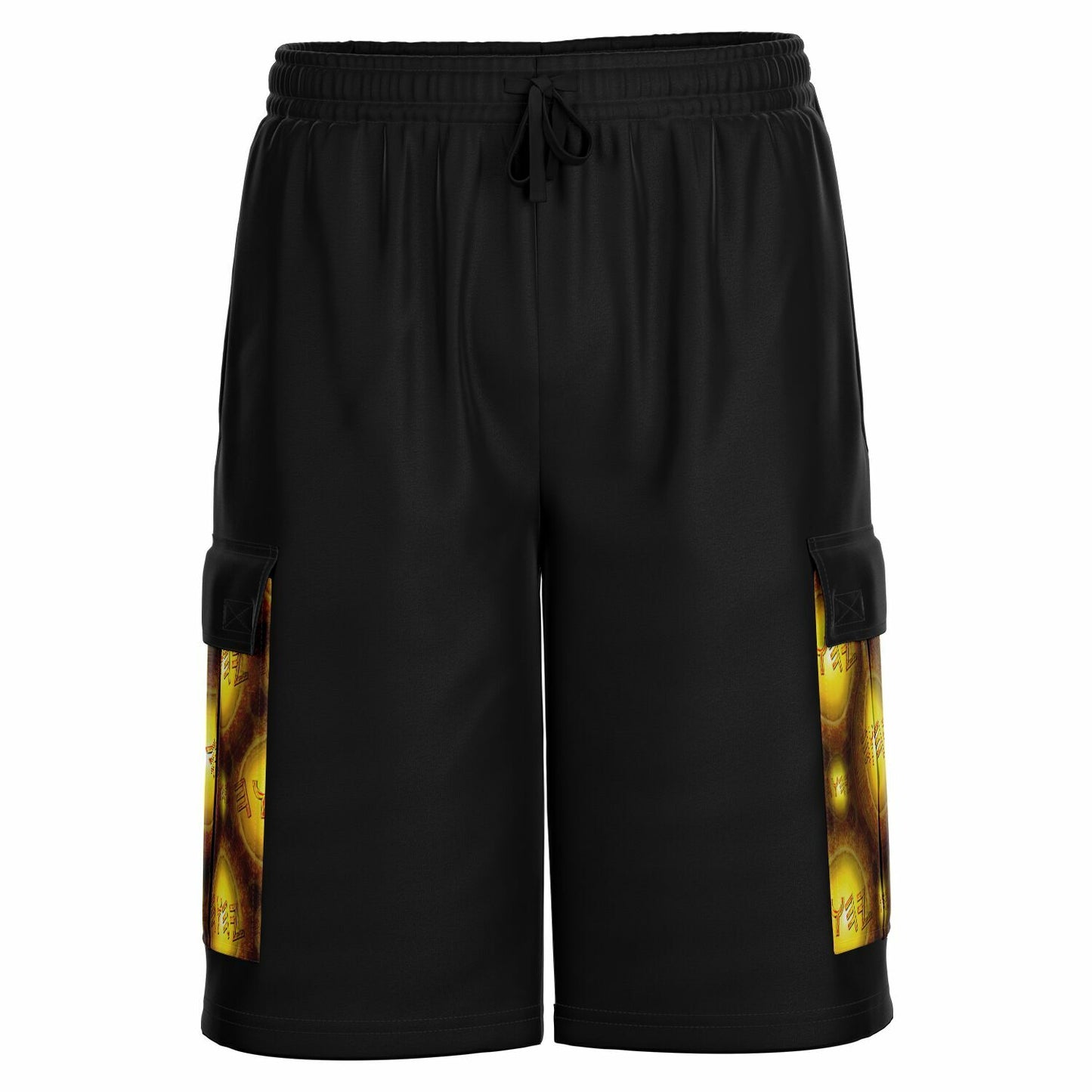 Creator Yahuah 01: Sun, Earth & Fire Designer Unisex Heavyweight Cargo Shorts