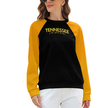 Cargar imagen en el visor de la galería, Tennessee Hebrew 01 Ladies Designer Raglan Round Neck Sweatshirt
