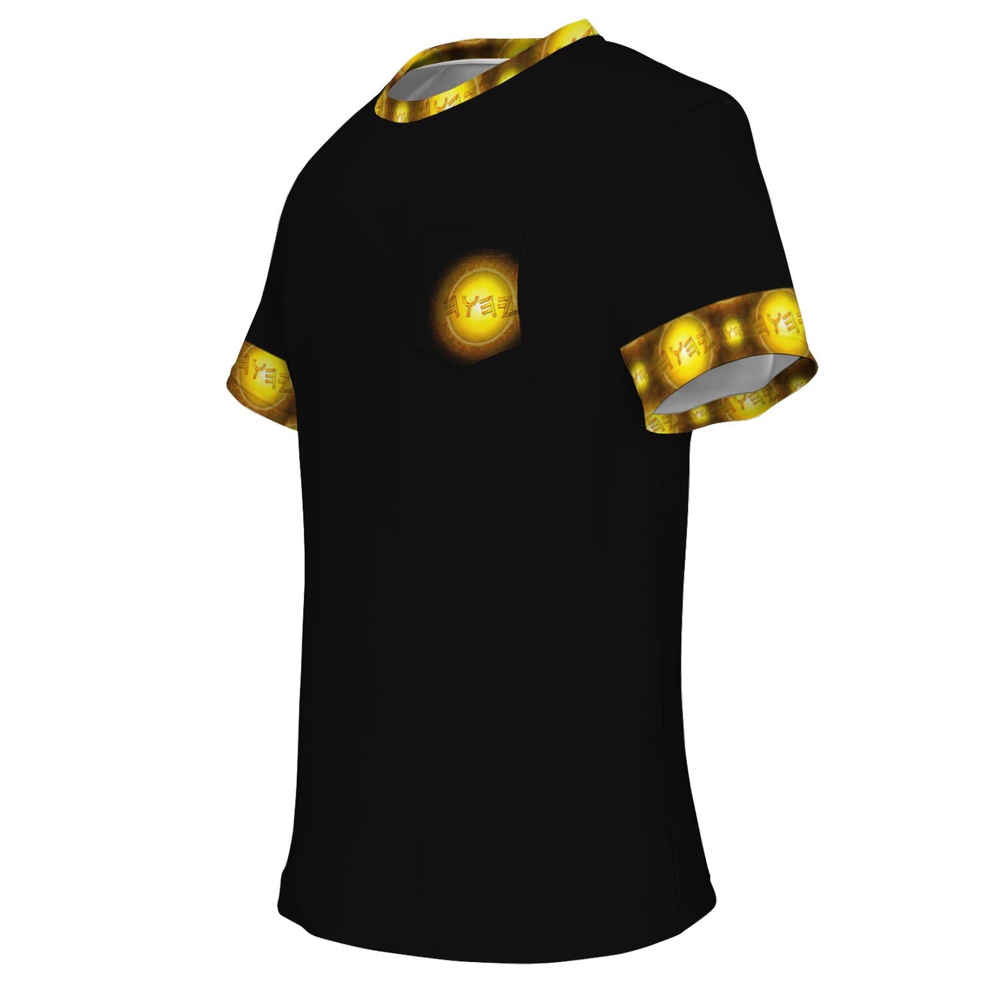 Creator Yahuah 01: Sun, Earth & Fire Designer Unisex Pocket T-shirt