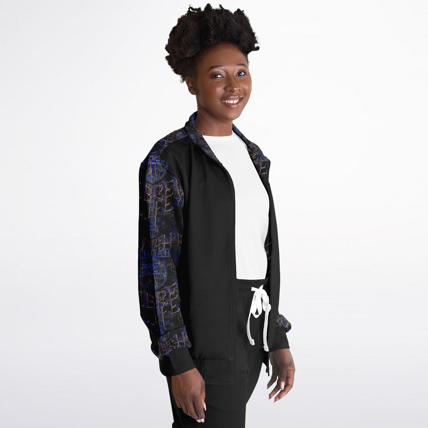 Hebrew Life 01-02 Designer Unisex Track Jacket