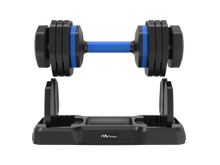 Load image into Gallery viewer, Set of 2 Adjustable 55lb Dumbbells with Anti-Slip Handles
