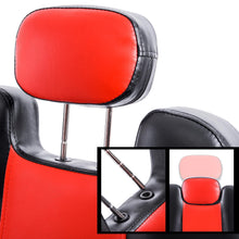Charger l&#39;image dans la galerie, Deluxe Reclining Chair with Heavy Duty Pump for Beauty Salon, Barber and Tattoo Shop, Red
