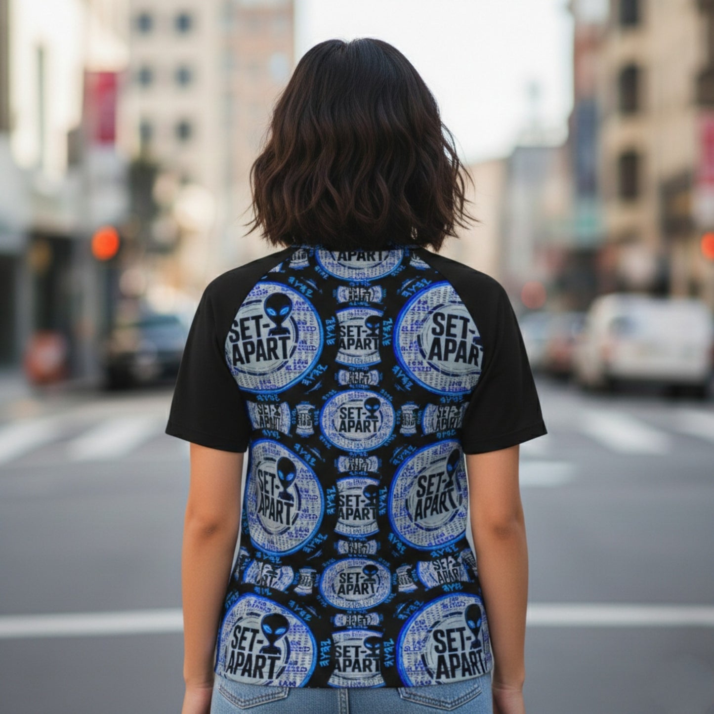 Qadosh (Holy/Set-Apart) Remnant 01-04 Women's Cotton Blend Raglan T-shirt