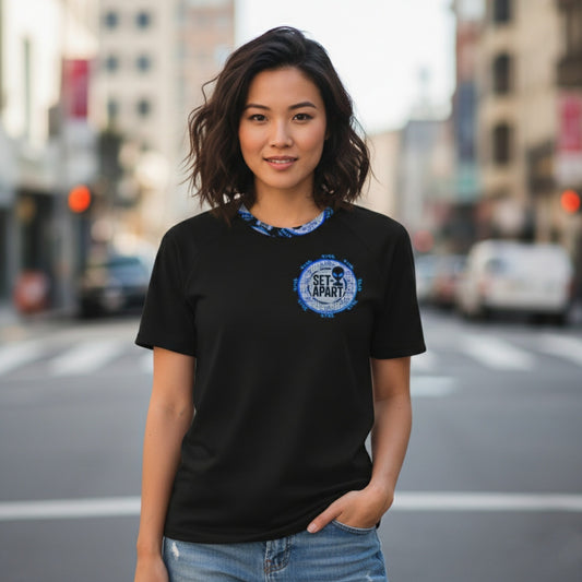 Qadosh (Holy/Set-Apart) Remnant 01-04 Women's Cotton Blend Raglan T-shirt