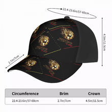 Load image into Gallery viewer, Hebrew Mode - On 02 Designer Curved Brim Front Panel Print Baseball Cap
