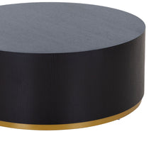 Load image into Gallery viewer, Black Round Coffee Table Fully Assembled (Large Size)
