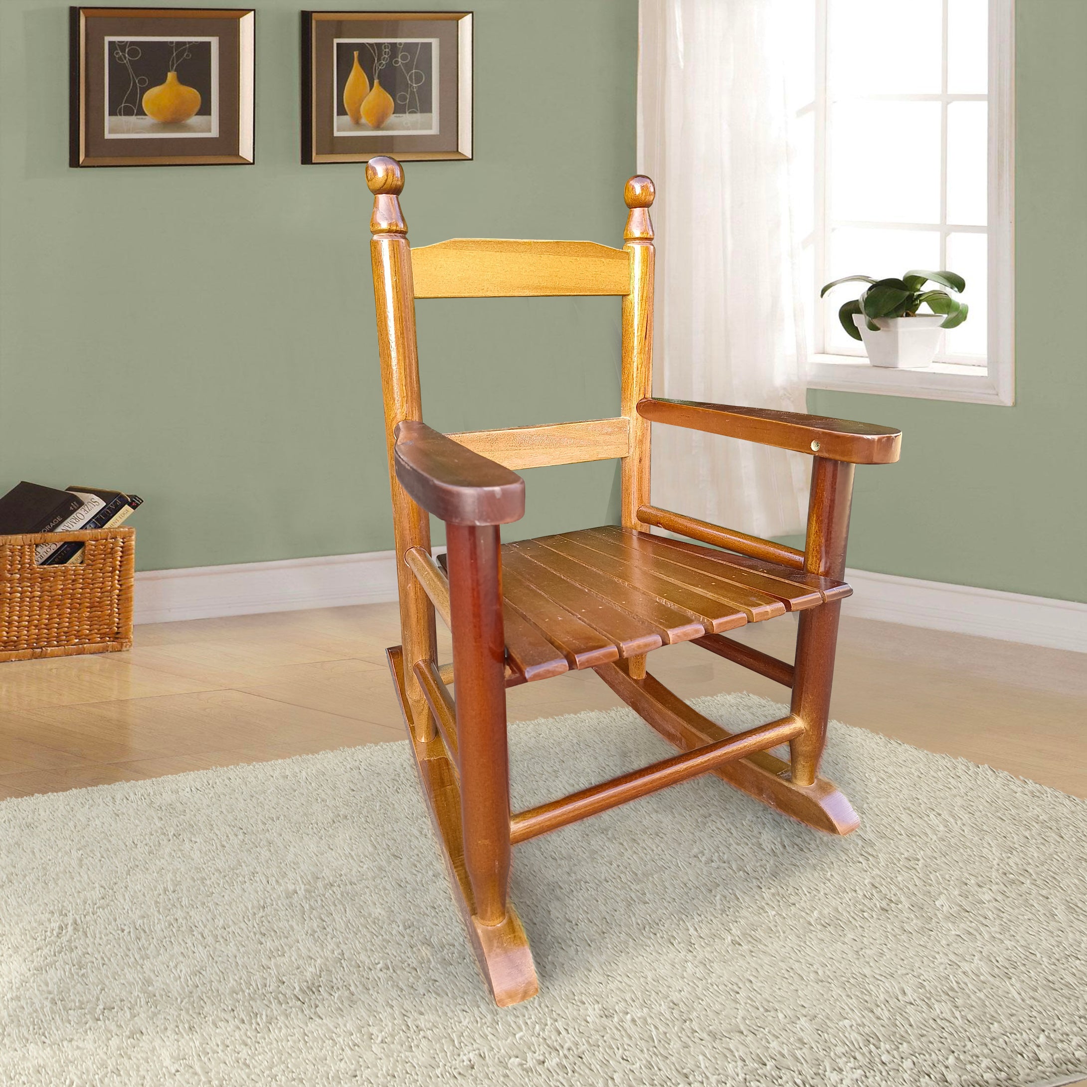 Children's Oak Rocking Chair (Indoor or Outdoor)