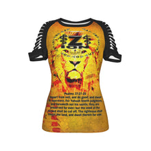 Load image into Gallery viewer, Zion - United States - Free Country Ladies Designer Ripped T-shirt
