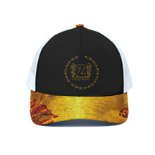 Load image into Gallery viewer, Zion - United States - Free Country Designer Peaked Trucked Cap with White Half Mesh
