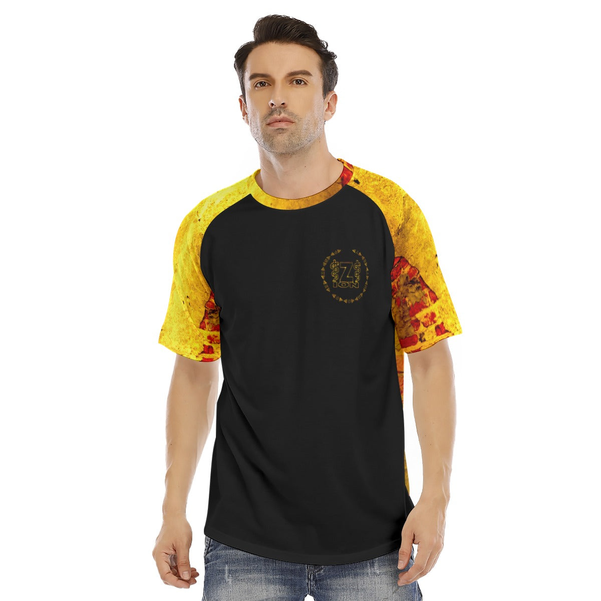 Zion - United States - Free Country Men's Designer Cotton T-shirt