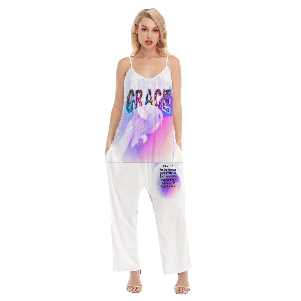Grace 101-02 Designer Loose Cami Jumpsuit