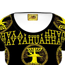 Charger l&#39;image dans la galerie, Yahuah-Tree of Life 02-01 Royal Ladies Designer Scoop Neck T-shirt
