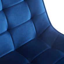 Cargar imagen en el visor de la galería, Sillas de comedor estilo moderno, 2 piezas (Azul)
