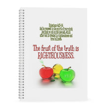 Load image into Gallery viewer, Righteousness 01 Designer Spiral Notebook
