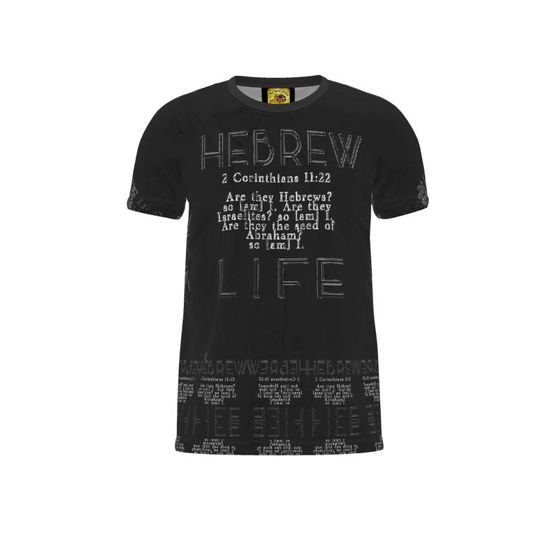 Hebrew Life 02-07 Royal Designer Unisex T-shirt (Style 02)