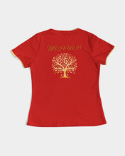 Cargar imagen en el visor de la galería, Yahuah-Tree of Life 01 Camiseta de diseñador para damas elegidas 
