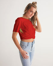 Load image into Gallery viewer, Yahuah-Tree of Life 01 Elected Designer Twist-Front Cropped T-shirt
