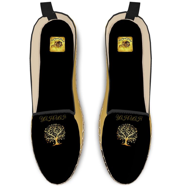 Yahuah-Tree of Life 01 Elect Men's Flat Loafer Espadrilles