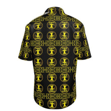 Charger l&#39;image dans la galerie, Yahuah-Tree of Life 02-01 Elect Men&#39;s Designer Spread Collar Short Sleeve Dress Shirt
