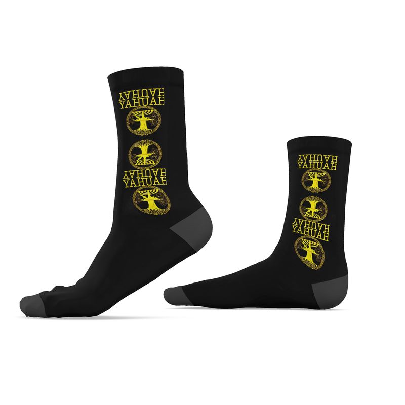 Yahuah-Tree of Life 02-01 Elect Designer Socks