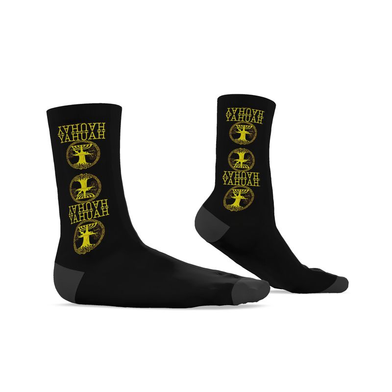 Yahuah-Tree of Life 02-01 Elect Designer Socks