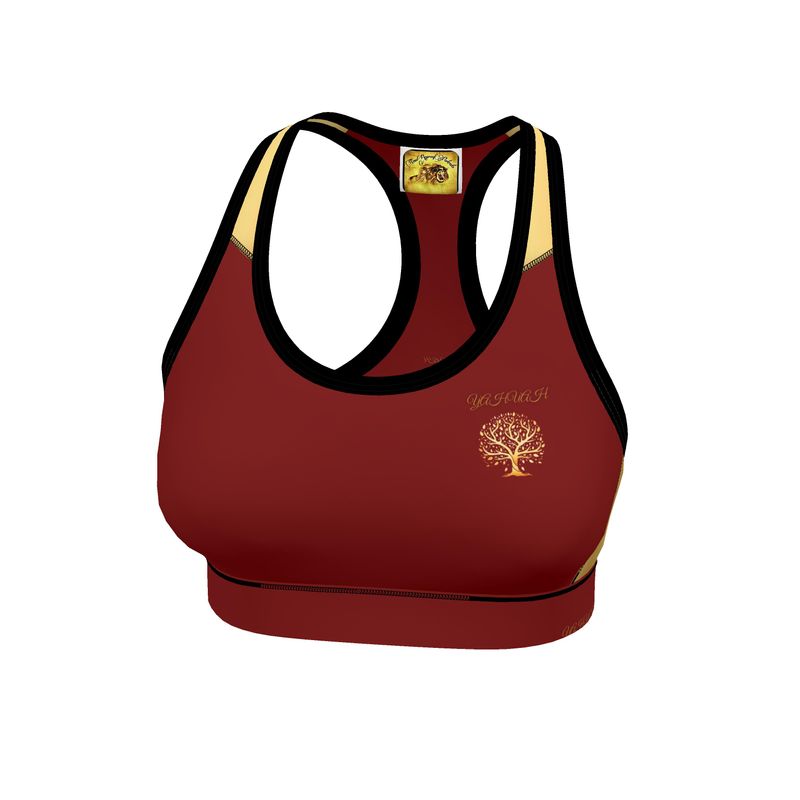 Yahuah-Tree of Life 01 Election Designer Sports Bra