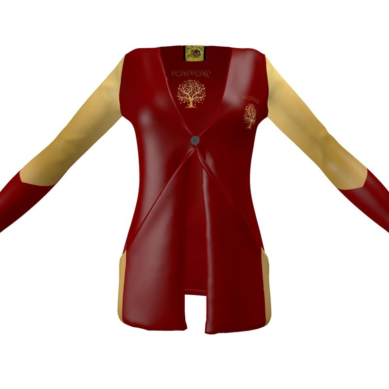 Yahuah-Tree of Life 01 Election Ladies Designer Drop Pocket Cardigan