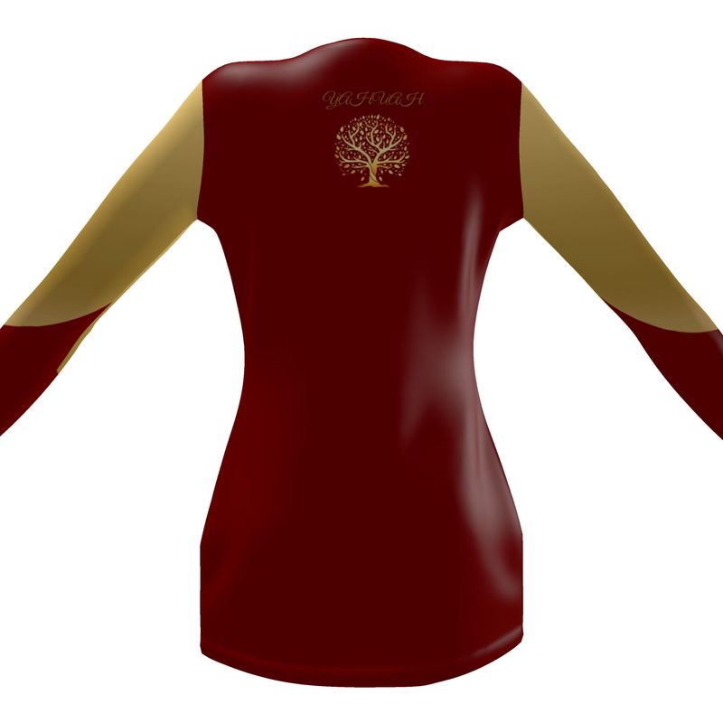 Yahuah-Tree of Life 01 Election Ladies Designer Drop Pocket Cardigan