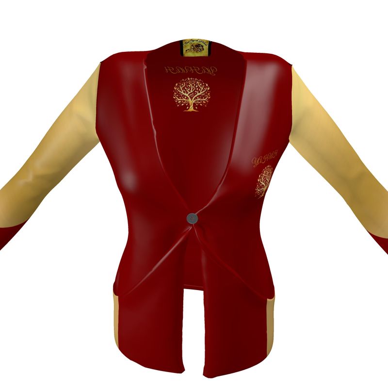 Yahuah-Tree of Life 01 Election Ladies Designer Drop Pocket Cardigan