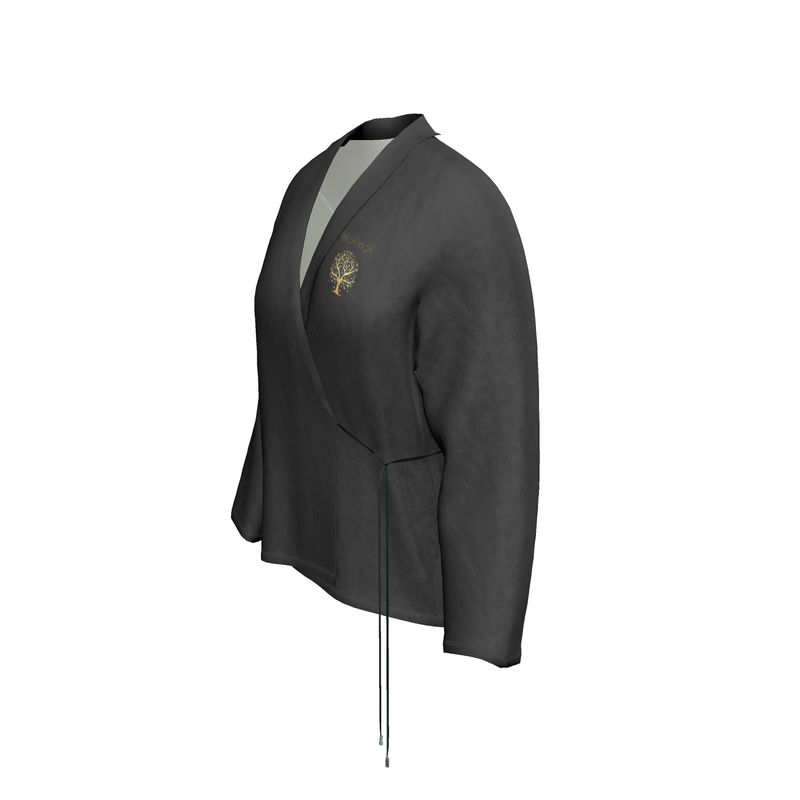 Yahuah-Tree of Life 01-01 Ladies Designer Wrap Blazer