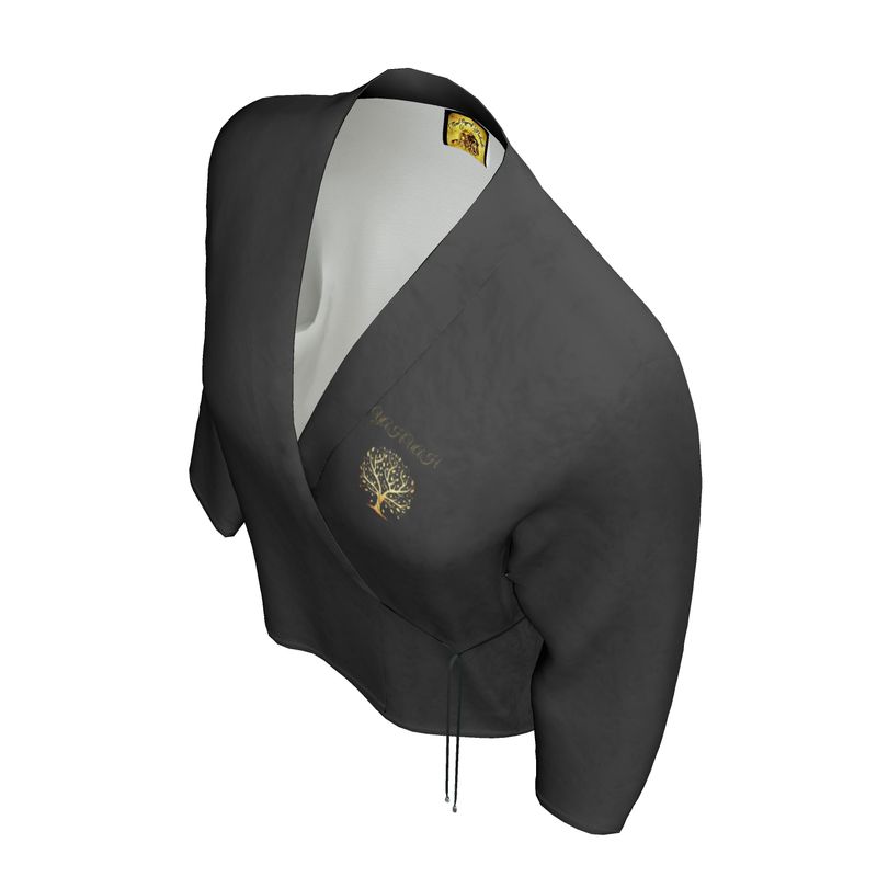 Yahuah-Tree of Life 01-01 Ladies Designer Wrap Blazer
