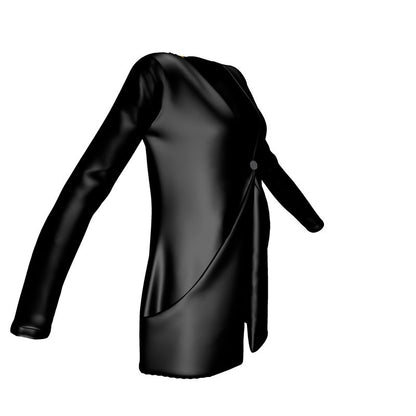 Yahuah-Tree of Life 01-01 Ladies Designer Drop Pocket Cardigan